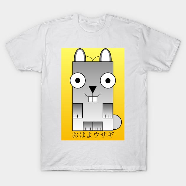 Good morning Rabbit T-Shirt by Kawahori1105